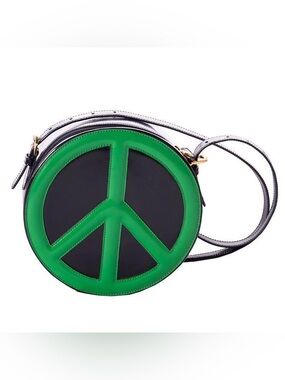Moschino Redwall 1990s Peace Sign Bag